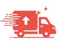 Icono de servicio de delivery